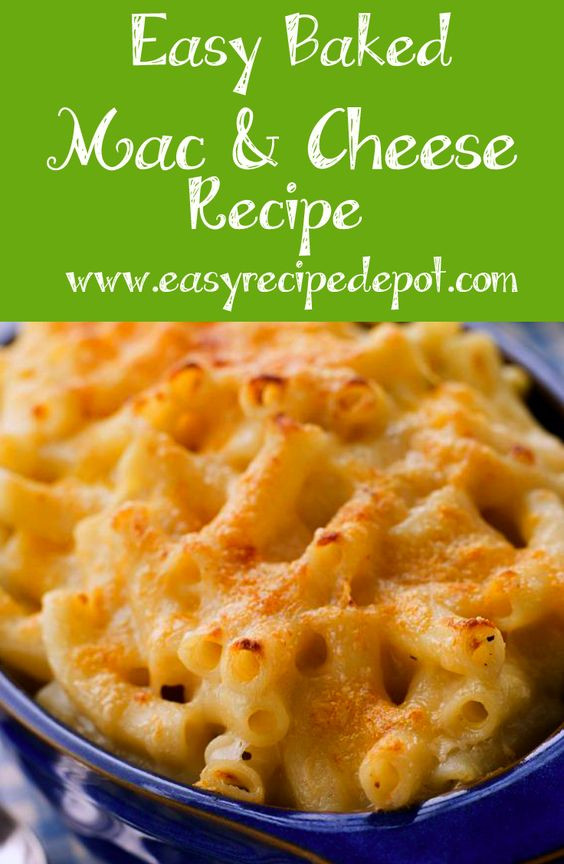 Easy Homemade Macaroni And Cheese Baked
 Easy Baked Macaroni and Cheese Recipe