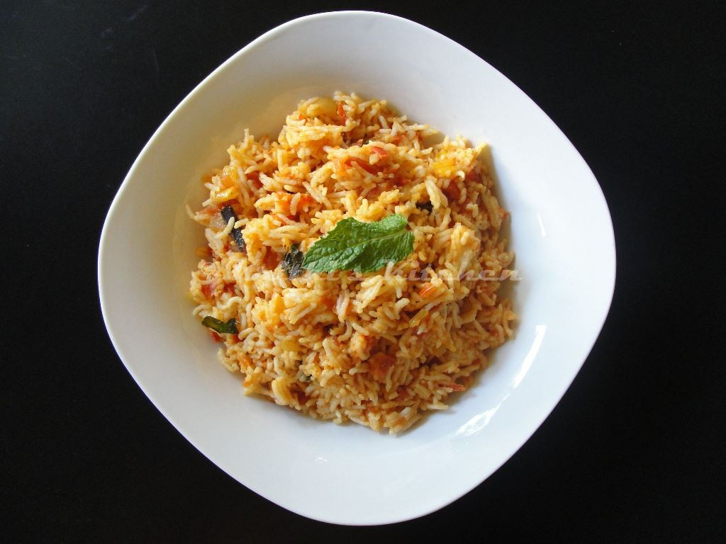Easy Indian Rice Recipes
 Krithi s Kitchen Simple tomato rice