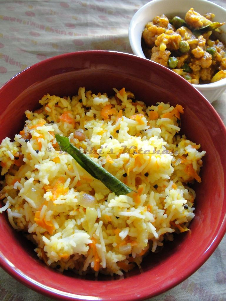 Easy Indian Rice Recipes
 Krithi s Kitchen Carrot Rice