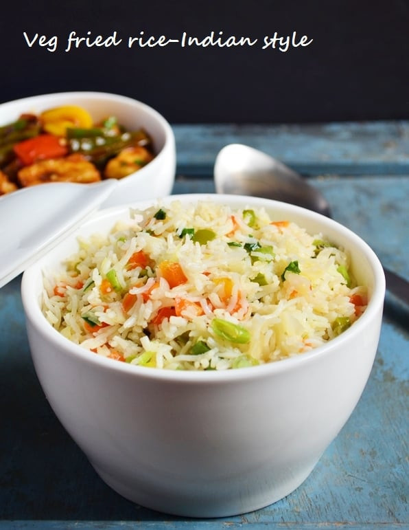 Easy Indian Rice Recipes
 veg fried rice recipe easy Indian veg fried rice recipe