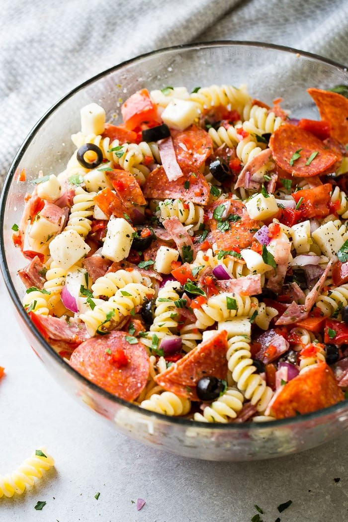 Easy Italian Pasta Salad
 Easy Italian Pasta Salad Oh Sweet Basil