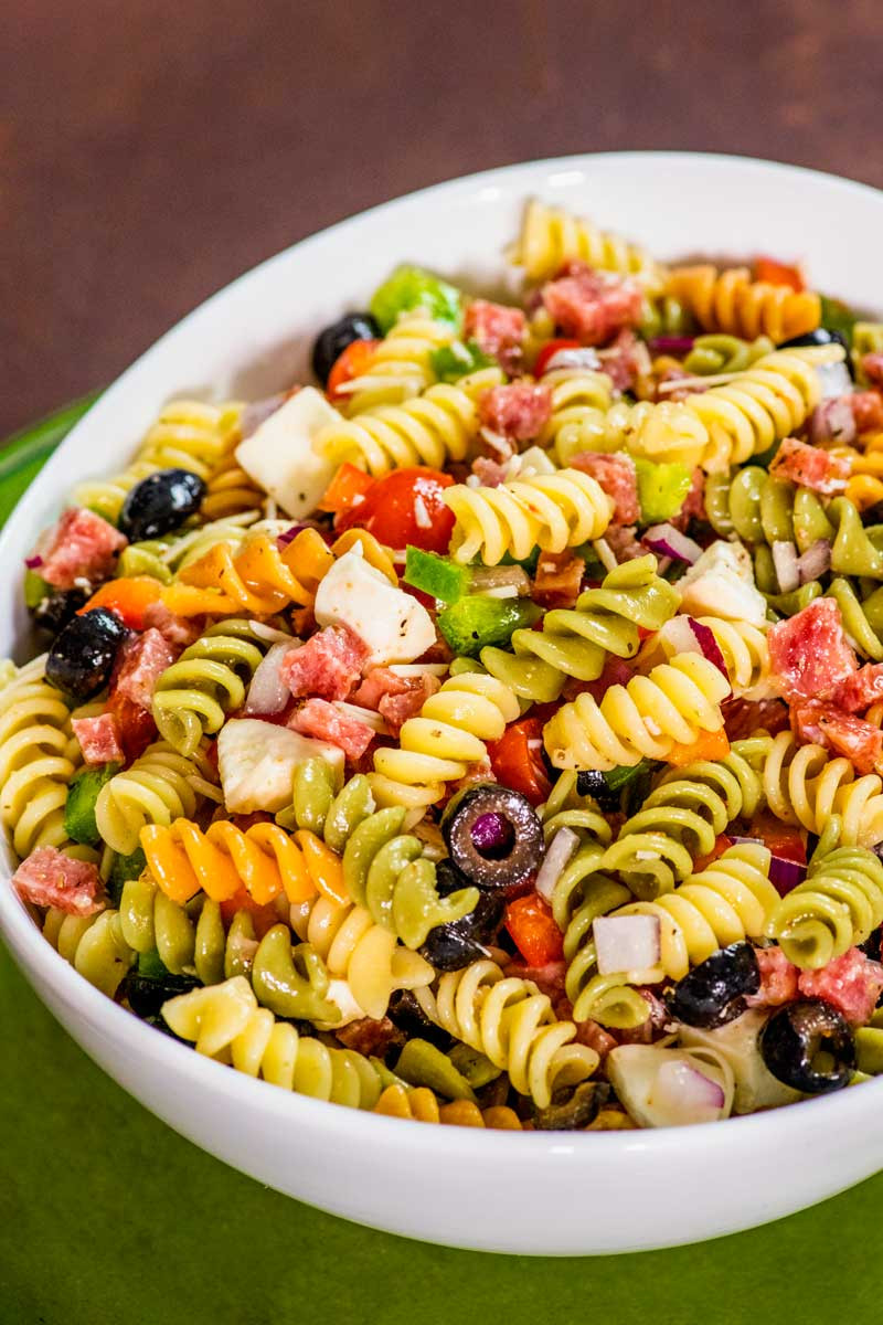 Easy Italian Pasta Salad
 Italian Pasta Salad Homemade Hooplah