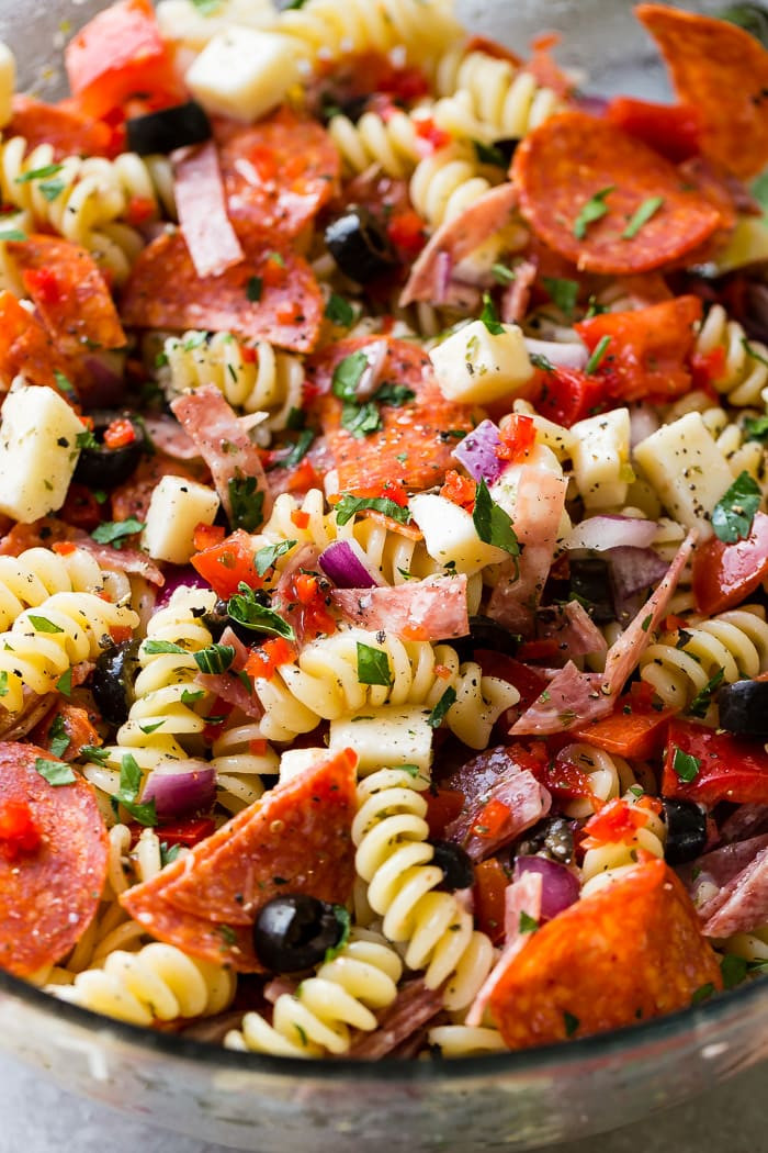 Easy Italian Pasta Salad
 Easy Italian Pasta Salad Oh Sweet Basil