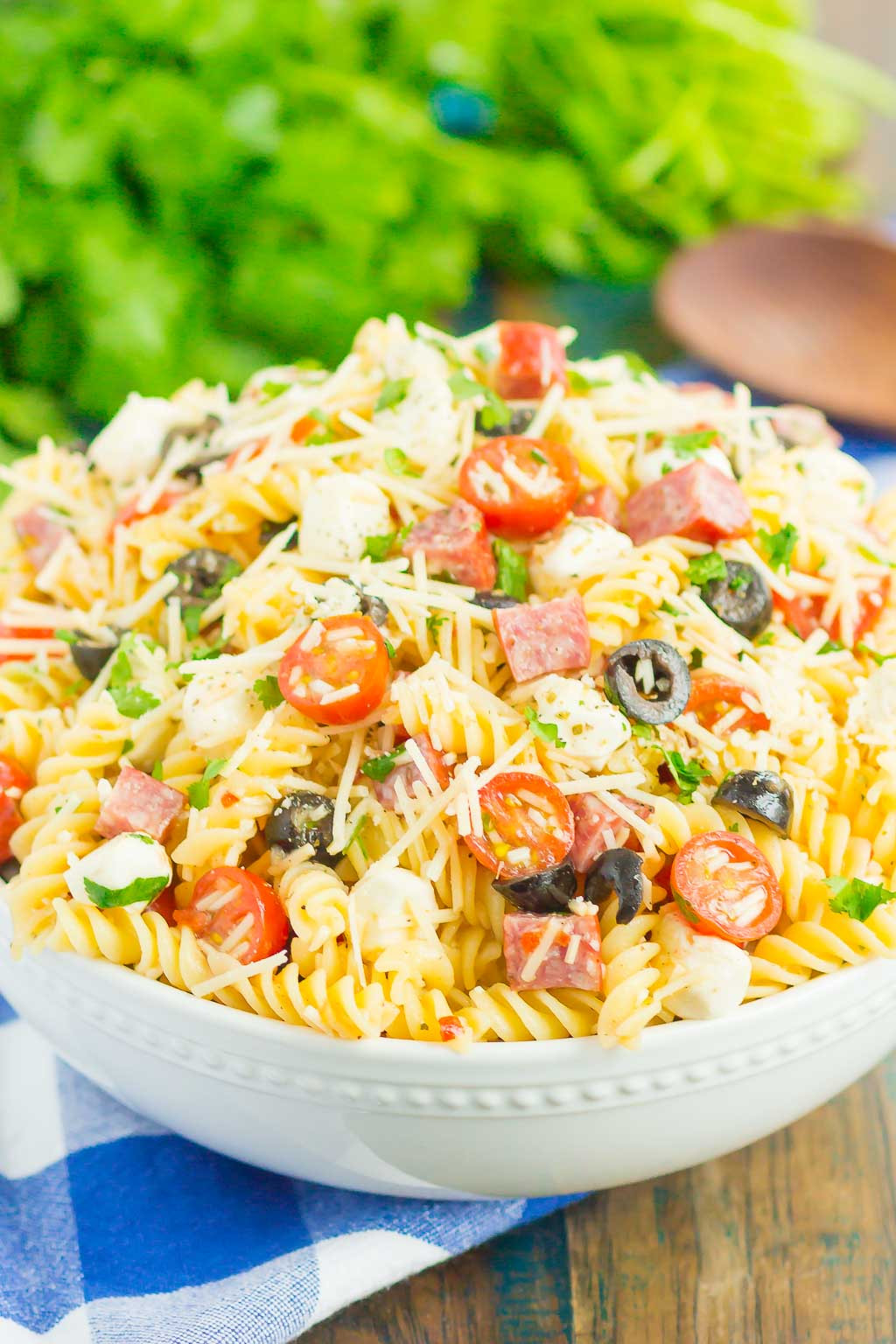 Easy Italian Pasta Salad
 Easy Italian Pasta Salad Pumpkin N Spice