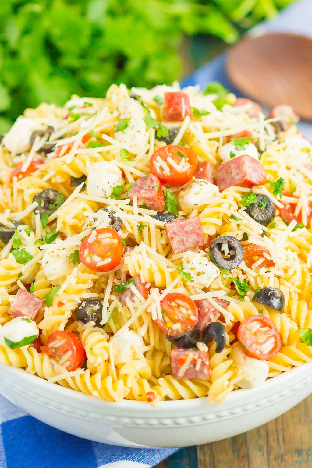 Easy Italian Pasta Salad
 Easy Italian Pasta Salad Pumpkin N Spice