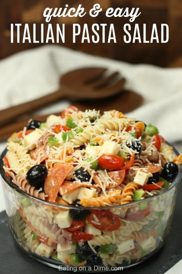 Easy Italian Pasta Salad
 Italian pasta salad recipe Easy Italian pasta salad