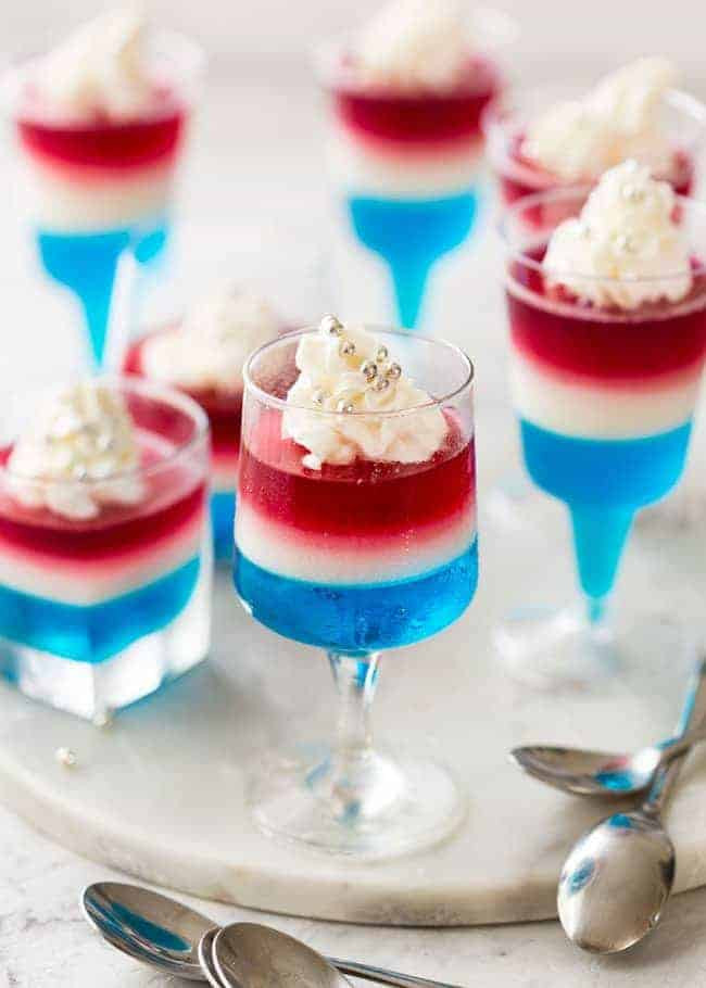 Easy July 4Th Desserts
 Super Easy Patriotic 4th of July Layered Jello Spend