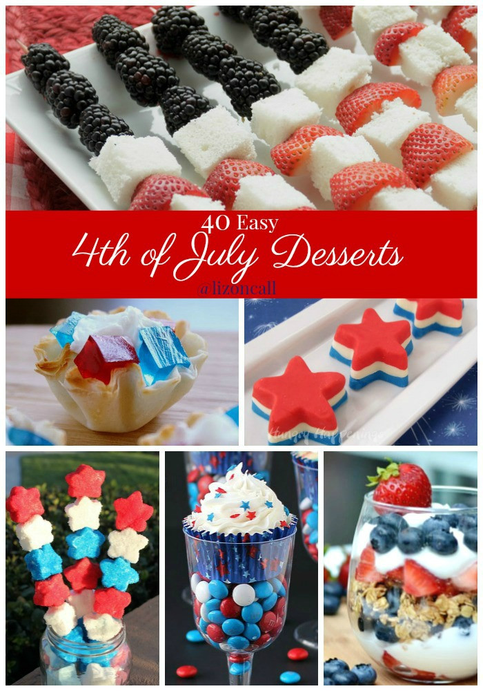 Easy July 4Th Desserts
 Easy 4th of July Desserts Liz on Call