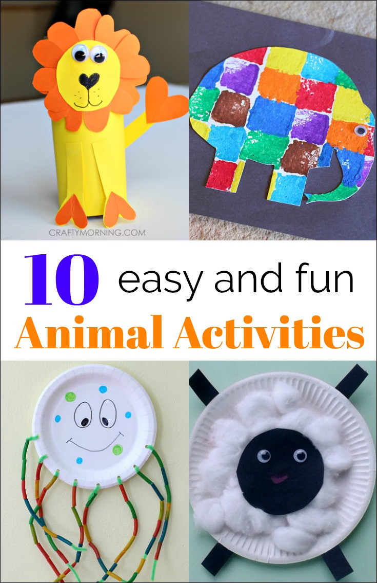 Easy Kids Activities
 10 Simple Animal Activities from The Kids Weekly Co Op