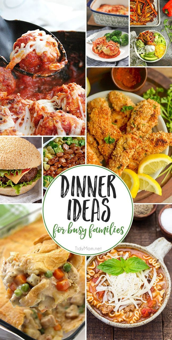 Easy Kids Dinner Recipes
 Dinner Ideas For Busy Families That They Will Love