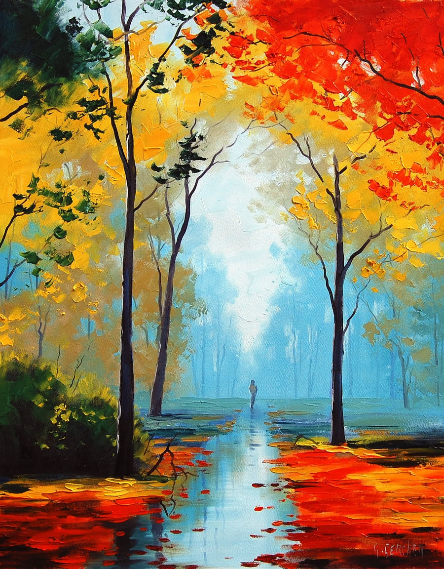 Easy Landscape Painting
 FREE 15 Landscape Paintings of Nature in PSD