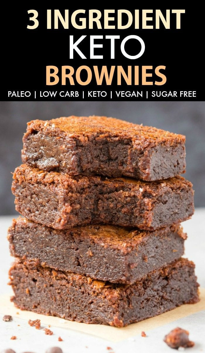 Easy Low Carb Brownies
 Fudgy Keto Low Carb Brownies Paleo Vegan Sugar Free