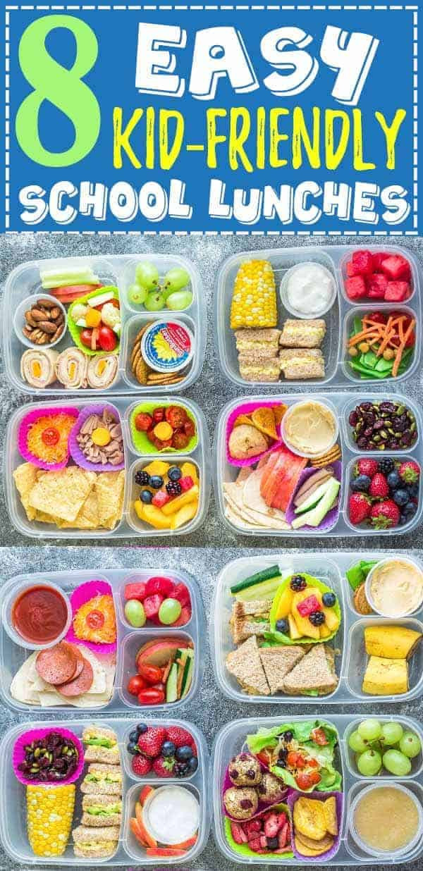 Easy Lunch Recipes For Kids
 8 School Lunch Ideas