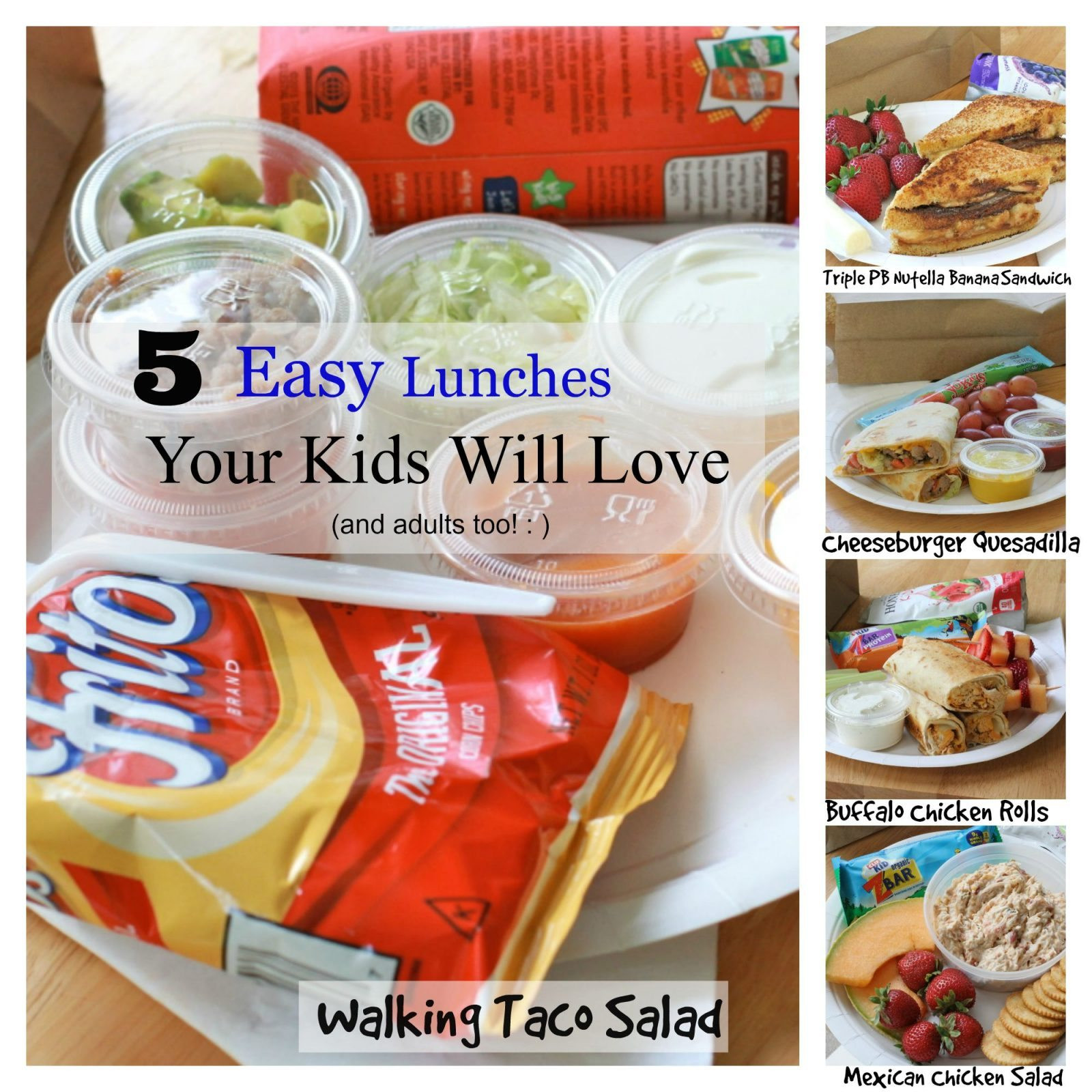 Easy Lunch Recipes For Kids
 Easy School Lunch Idea Recipes