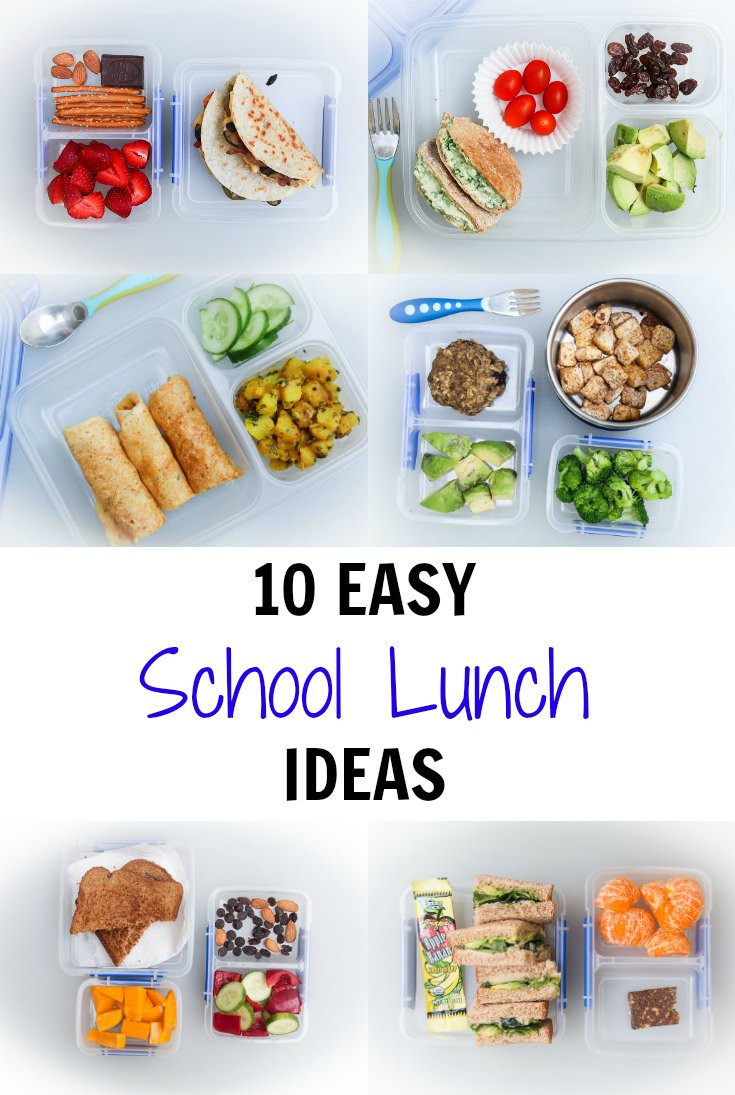 Easy Lunch Recipes For Kids
 10 Easy School Lunch Ideas Vegan Ve arian Gastronomy