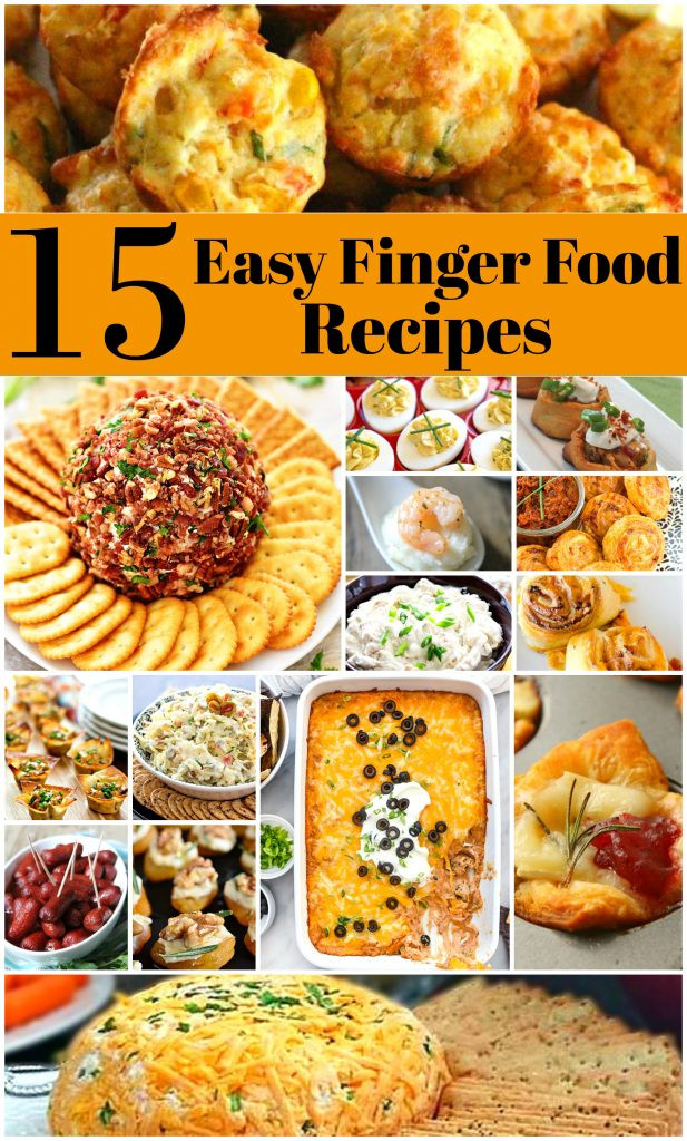 Easy Party Food Ideas Finger Food
 15 Easy To Make Finger Foods