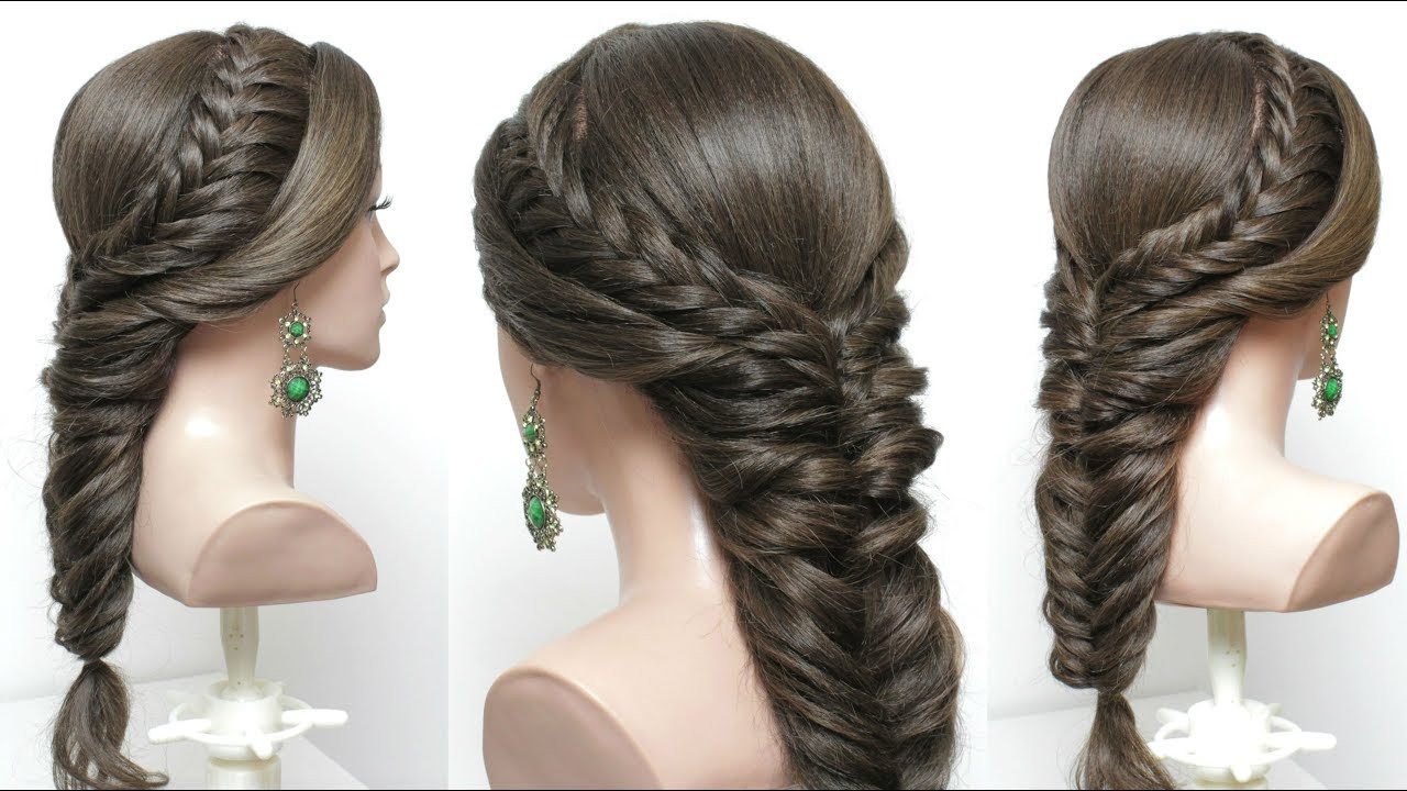 Easy Party Hairstyles For Long Hair
 Easy Party Hairstyle With Fishtail Braids For Long Hair