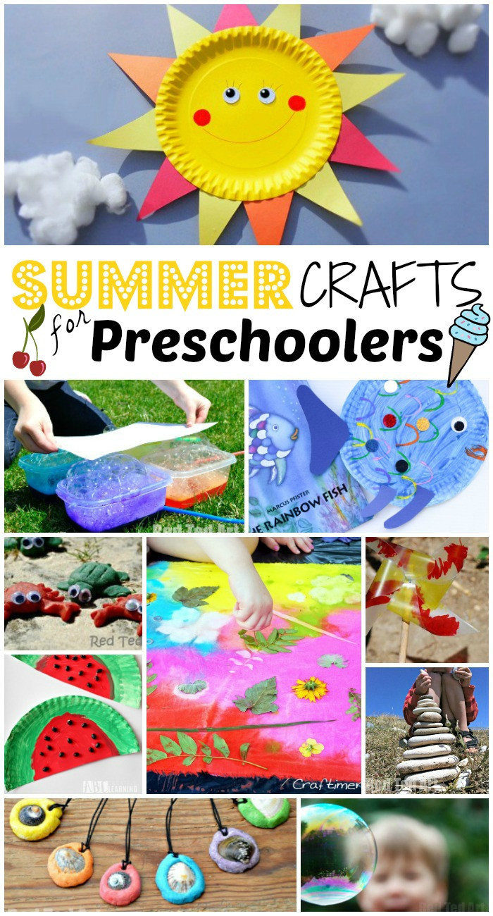 Easy Preschool Art Projects
 Summer Crafts for Preschoolers Red Ted Art s Blog