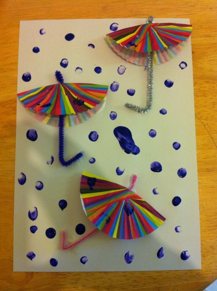 Easy Preschool Art Projects
 Easy weather art activity for preschoolers and reception