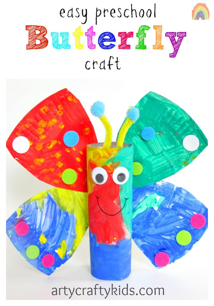 Easy Preschool Art Projects
 Easy Preschool Butterfly Craft