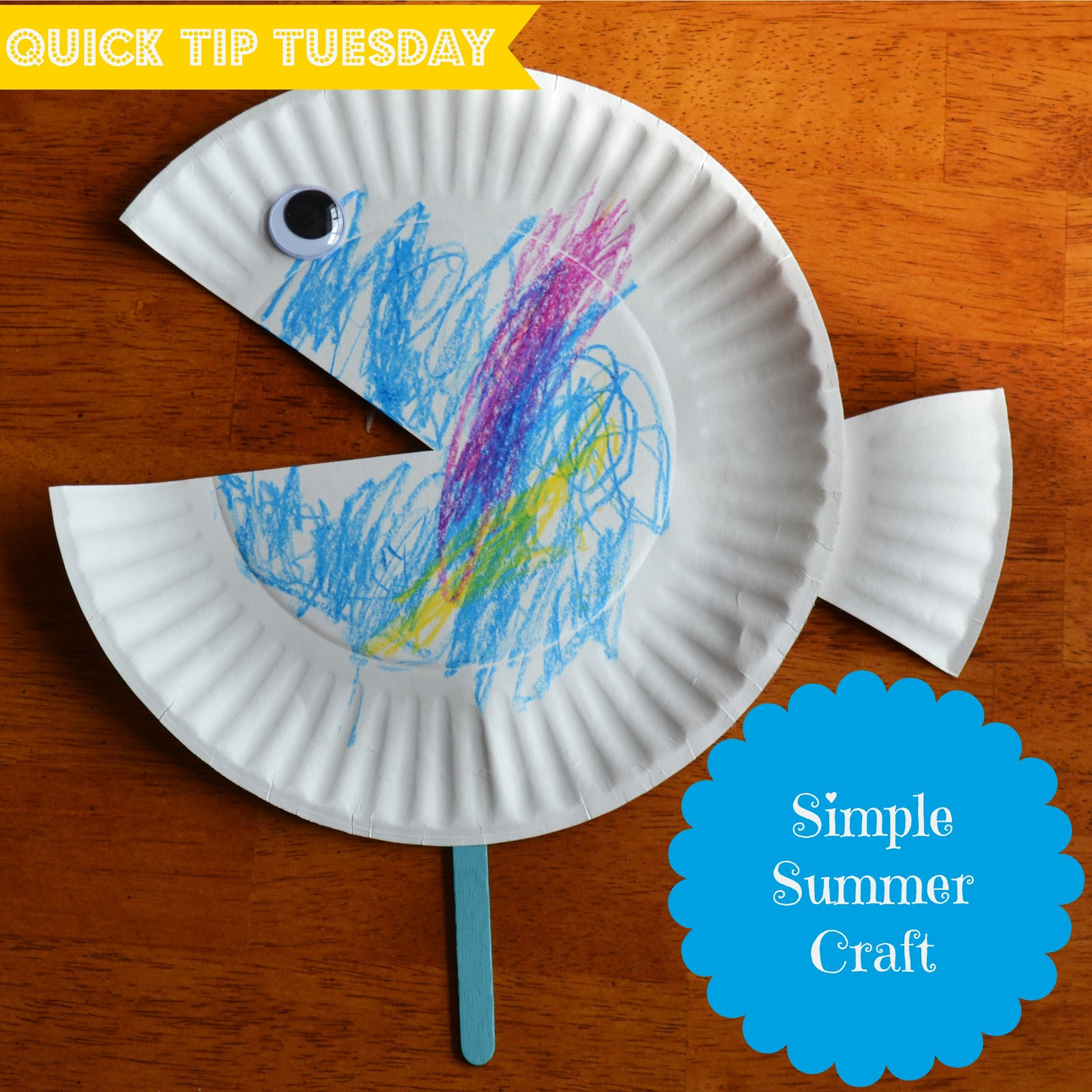 Easy Preschool Art Projects
 East Coast Mommy Quick Tip Tuesday 5 Simple Summer Craft