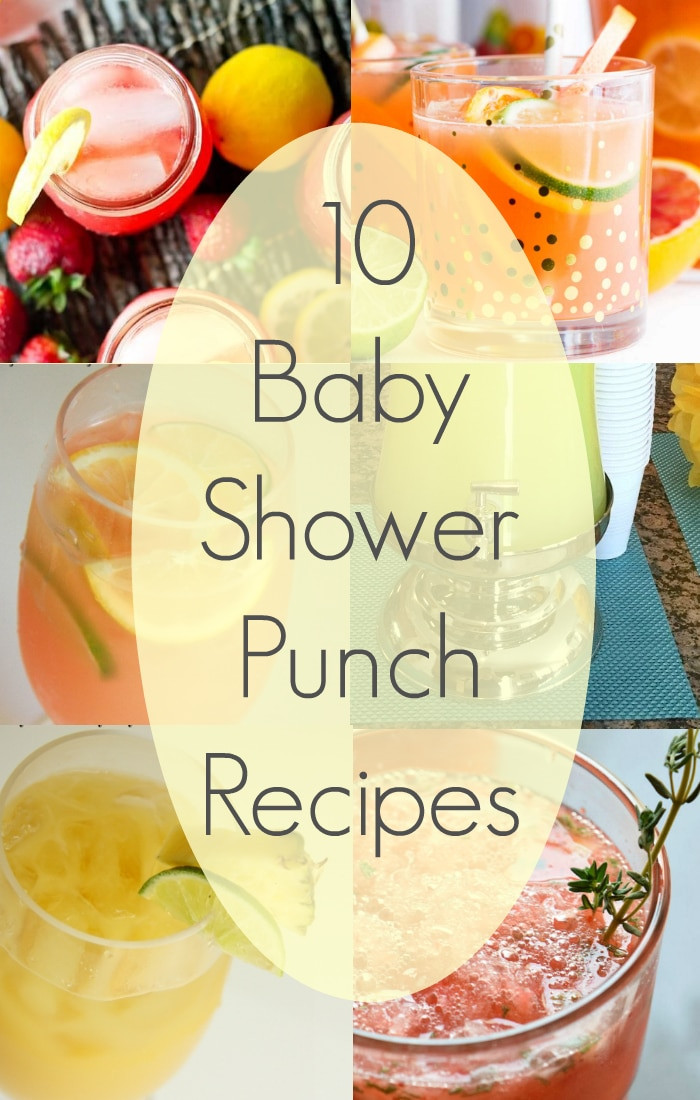 Easy Punch Recipes For Baby Shower
 Baby shower drinks The Typical Mom