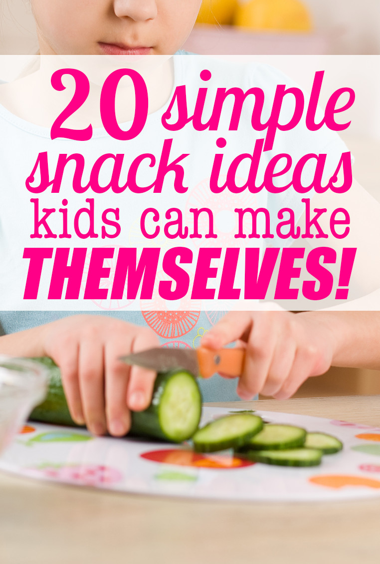 Easy Recipes For Kids To Make By Themselves For A Snack
 20 Ridiculously Simple After School Snack Ideas