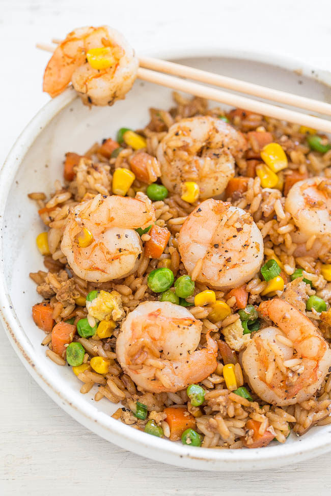 Easy Shrimp Fried Rice Recipe
 Easy Better Than Takeout Shrimp Fried Rice Averie Cooks