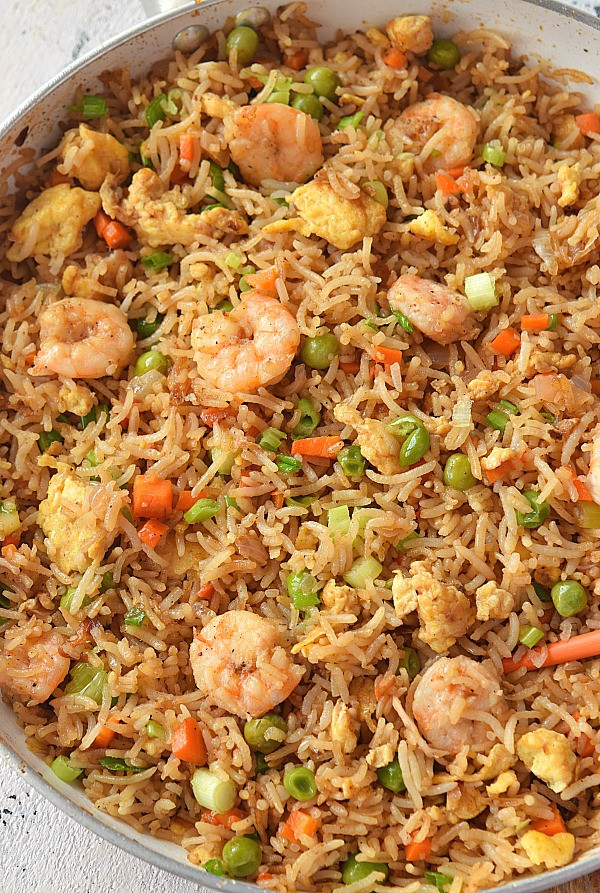 Easy Shrimp Fried Rice Recipe
 Authentic Chinese Shrimp Fried Rice Savory Bites Recipes