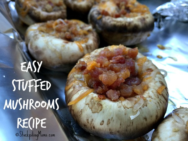 Easy Stuffed Mushroom Recipe
 Easy Stuffed Mushrooms Recipe