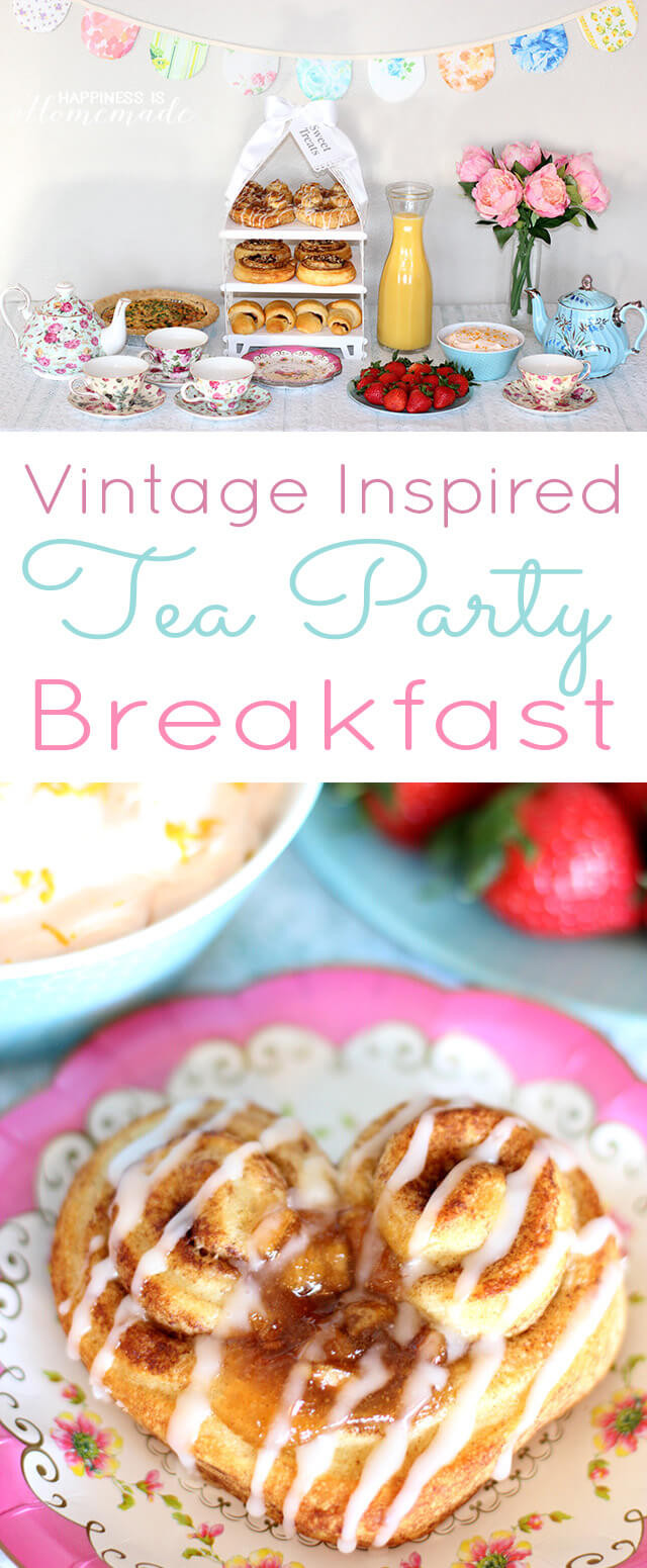 Easy Tea Party Food Ideas
 Vintage Inspired Tea Party & Easy Breakfast Ideas