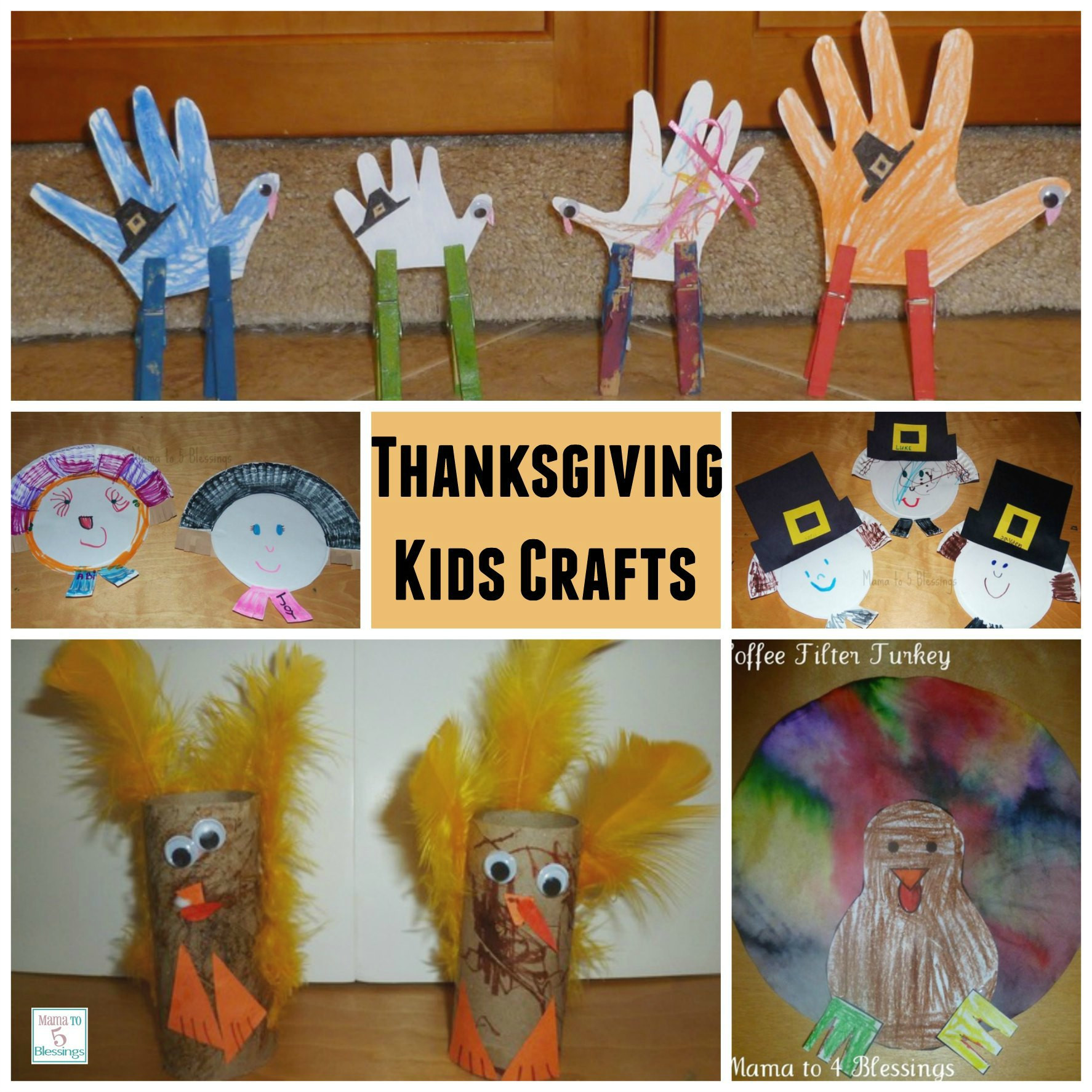 Easy Thanksgiving Crafts For Kids
 Easy Thanksgiving Kids Crafts Learn & Link With Linky