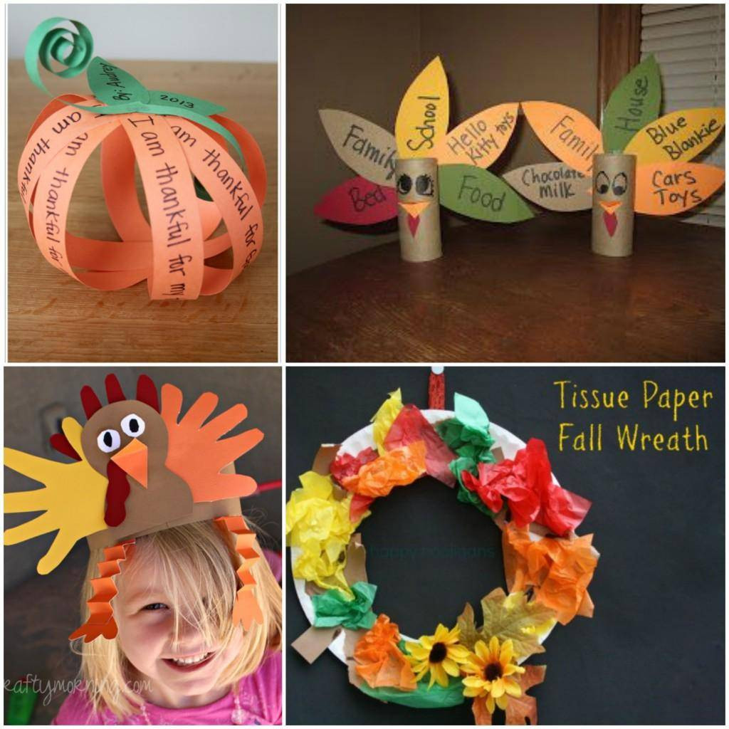 Easy Thanksgiving Crafts For Kids
 Easy Thanksgiving Crafts and Recipes for Kids