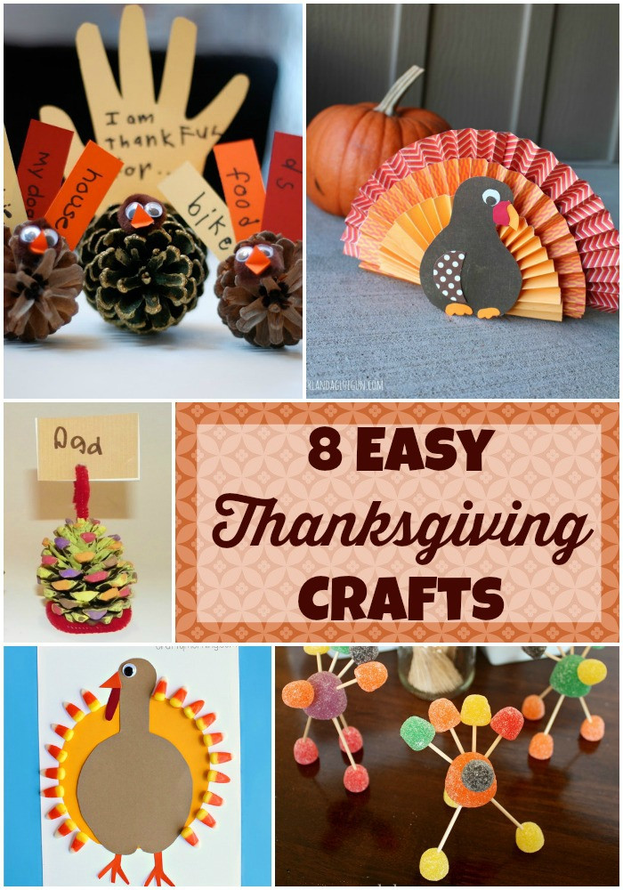 Easy Thanksgiving Crafts For Kids
 Eight Easy Thanksgiving Crafts