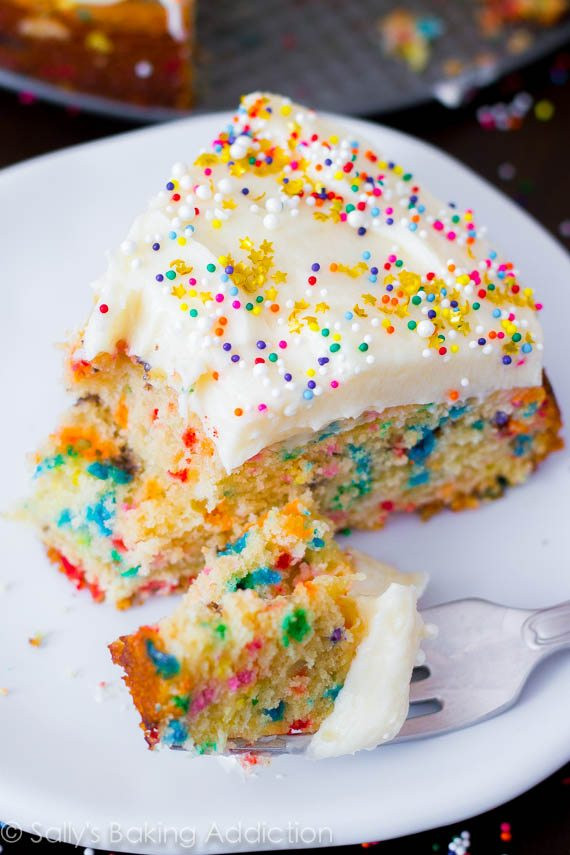 Easy To Make Birthday Cakes
 Easy Homemade Funfetti Cake