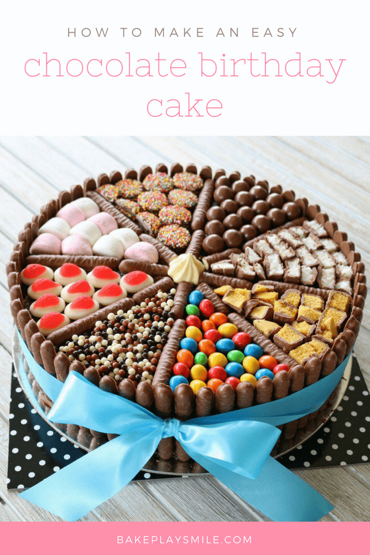 Easy To Make Birthday Cakes
 Easy Chocolate Birthday Cake lies chocolates & more
