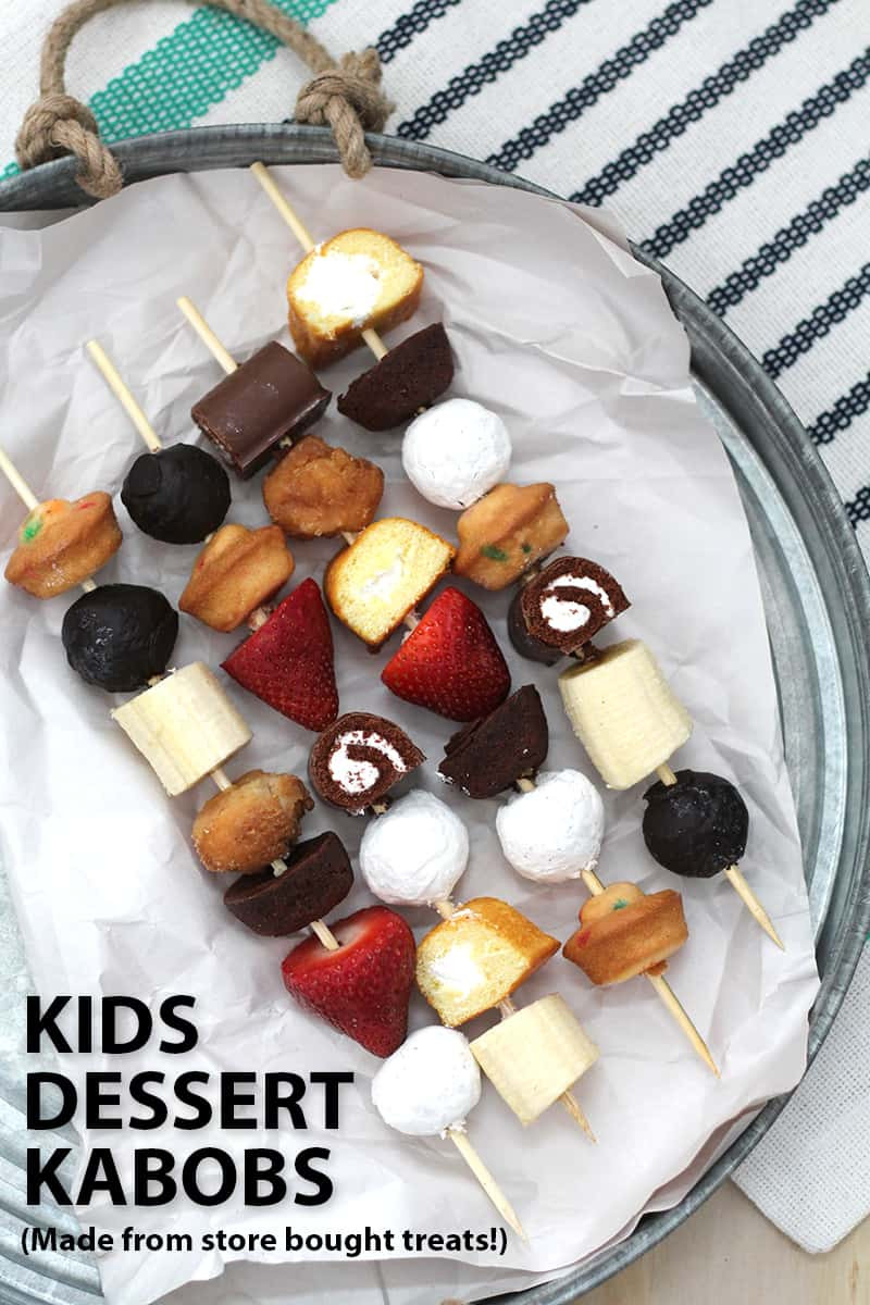 Easy To Make Desserts For Kids
 Kids Dessert Kabob The Crafting Chicks