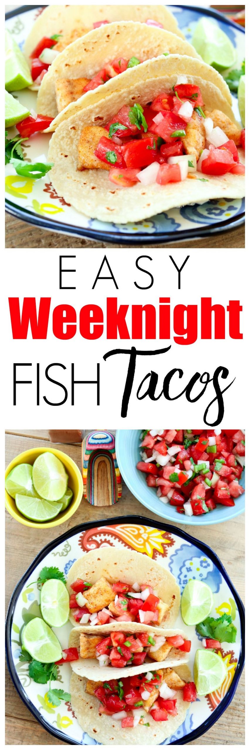 Easy Weeknight Dinners Kid Friendly
 Easy weeknight dinner idea This fish tacos recipe is