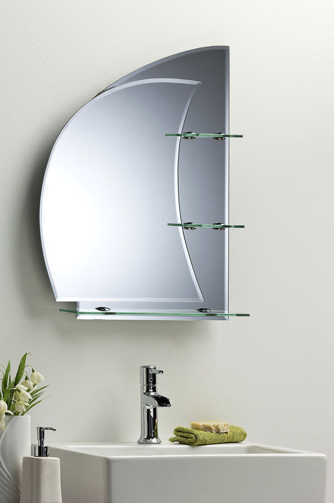 Ebay Bathroom Mirrors
 BATHROOM MIRROR With Shelves Stunning NAUTICAL Design