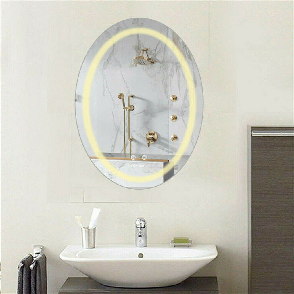 Ebay Bathroom Mirrors
 Modern Backlit Oval Illuminated LED Bathroom Mirror Wall