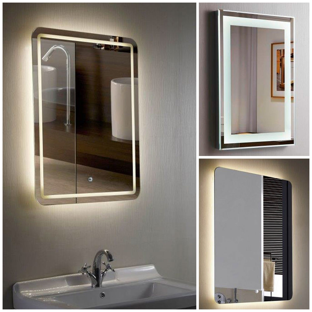 Ebay Bathroom Mirrors
 Designer Illuminated LED Bathroom Mirrors with Demister