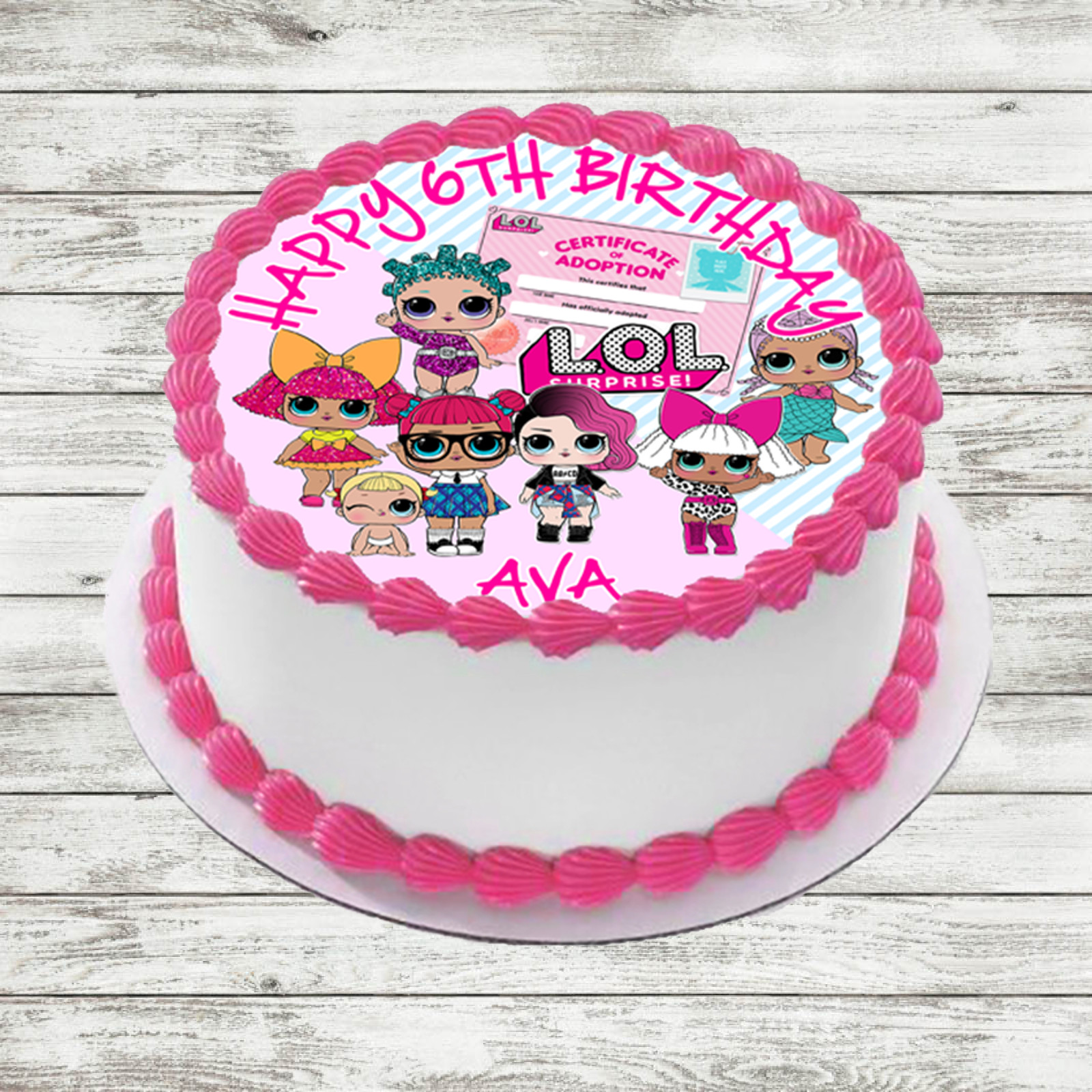 Edible Birthday Cake Decorations
 LOL DOLLS EDIBLE Birthday Cake Topper Decoration