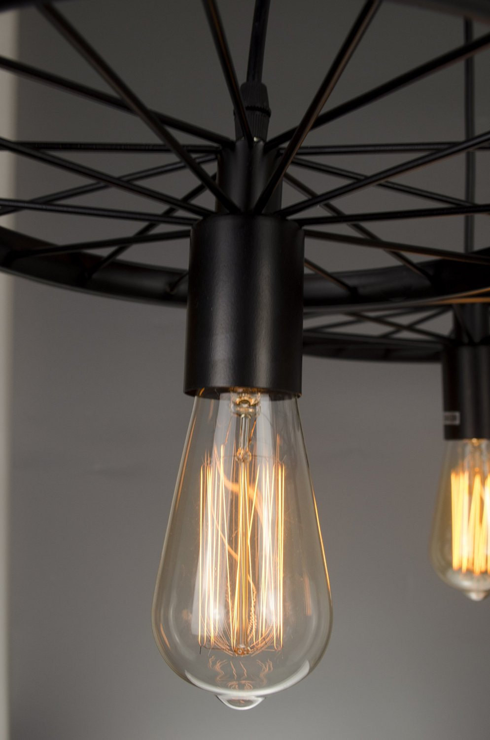 Edison Kitchen Lighting
 Industrial style pendant light 3 edison bulbs chandelier