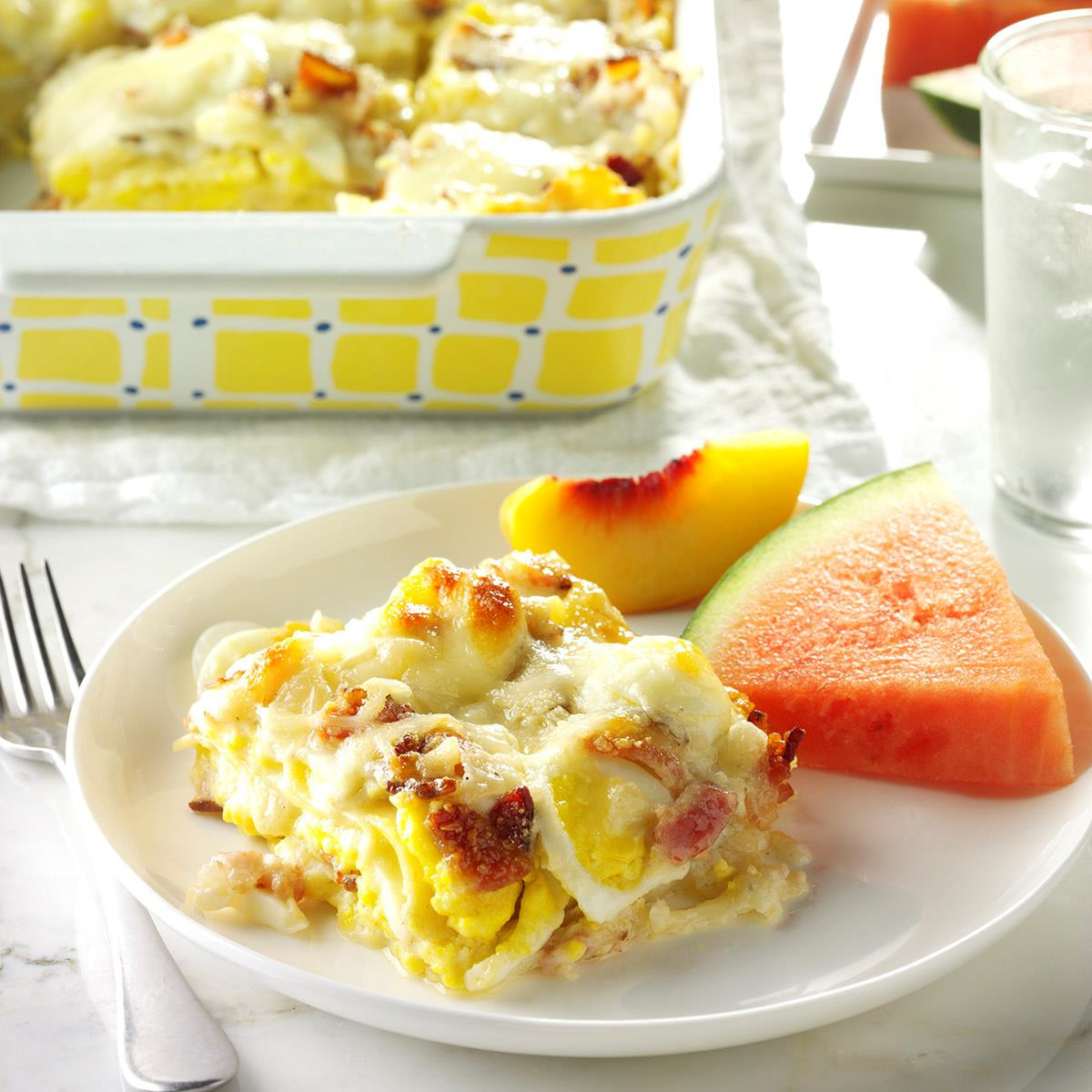 Egg In Lasagna
 Bacon n Egg Lasagna Recipe