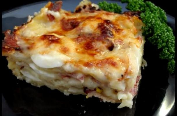 Egg In Lasagna
 Foodista