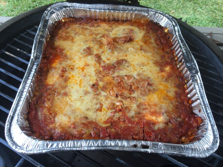 Egg In Lasagna
 How to Make Lasagna on the Big Green Egg