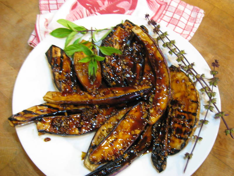 Eggplant Side Dish Recipes
 GRILLED EGGPLANT IN THAI GARLIC SAUCE