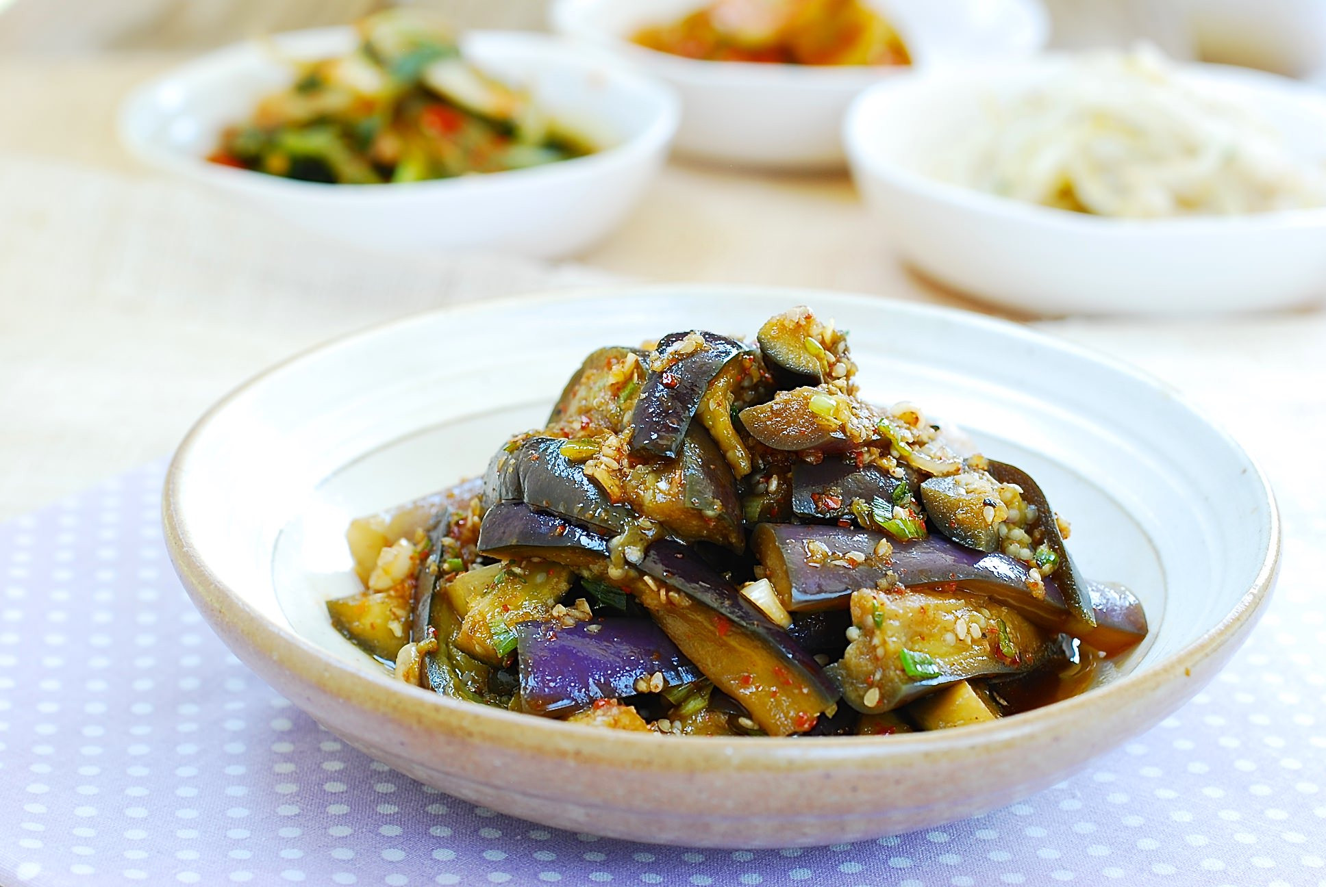 Eggplant Side Dish Recipes
 Gaji Namul Steamed Eggplant Side Dish Korean Bapsang