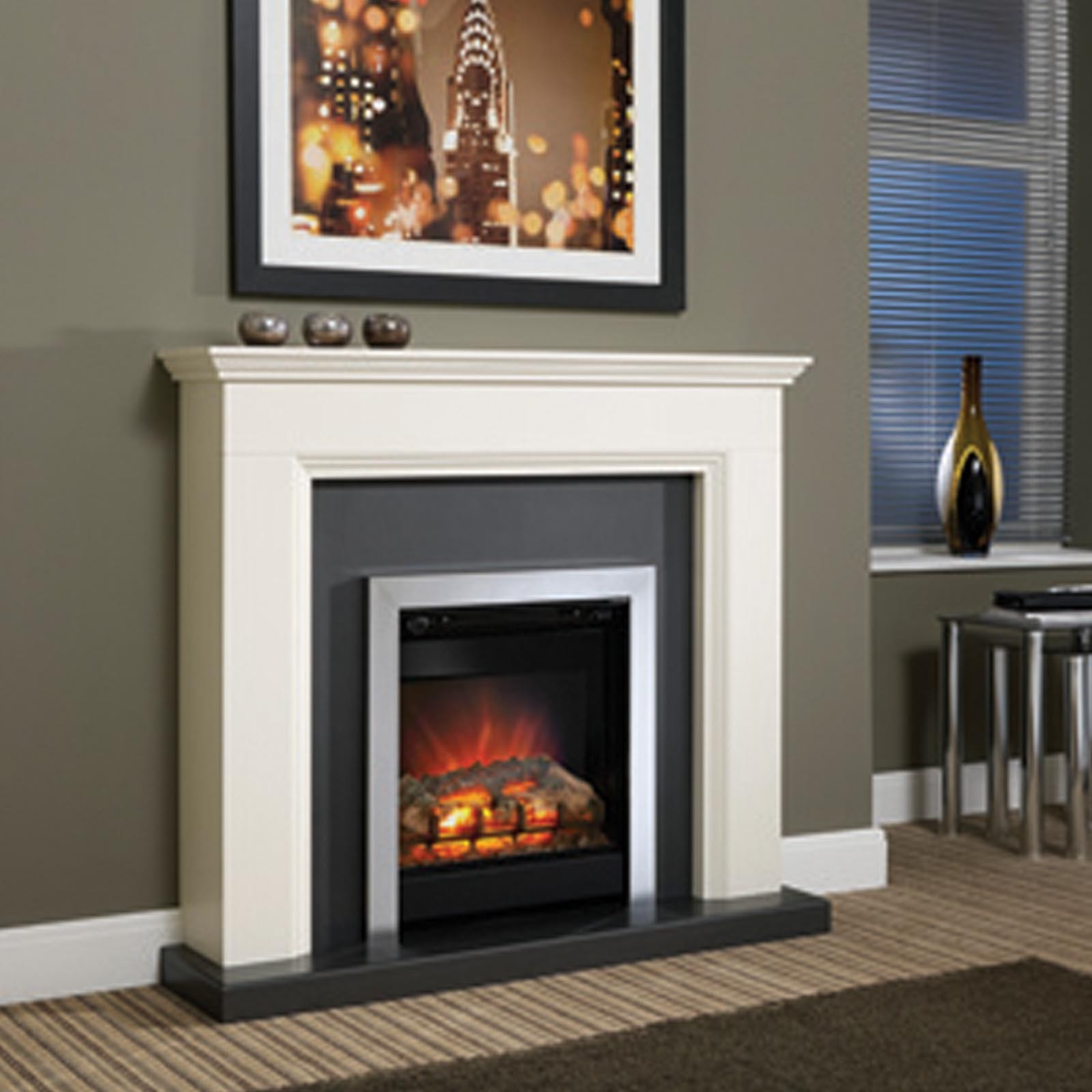 Electric Fireplace Modern
 Low Price