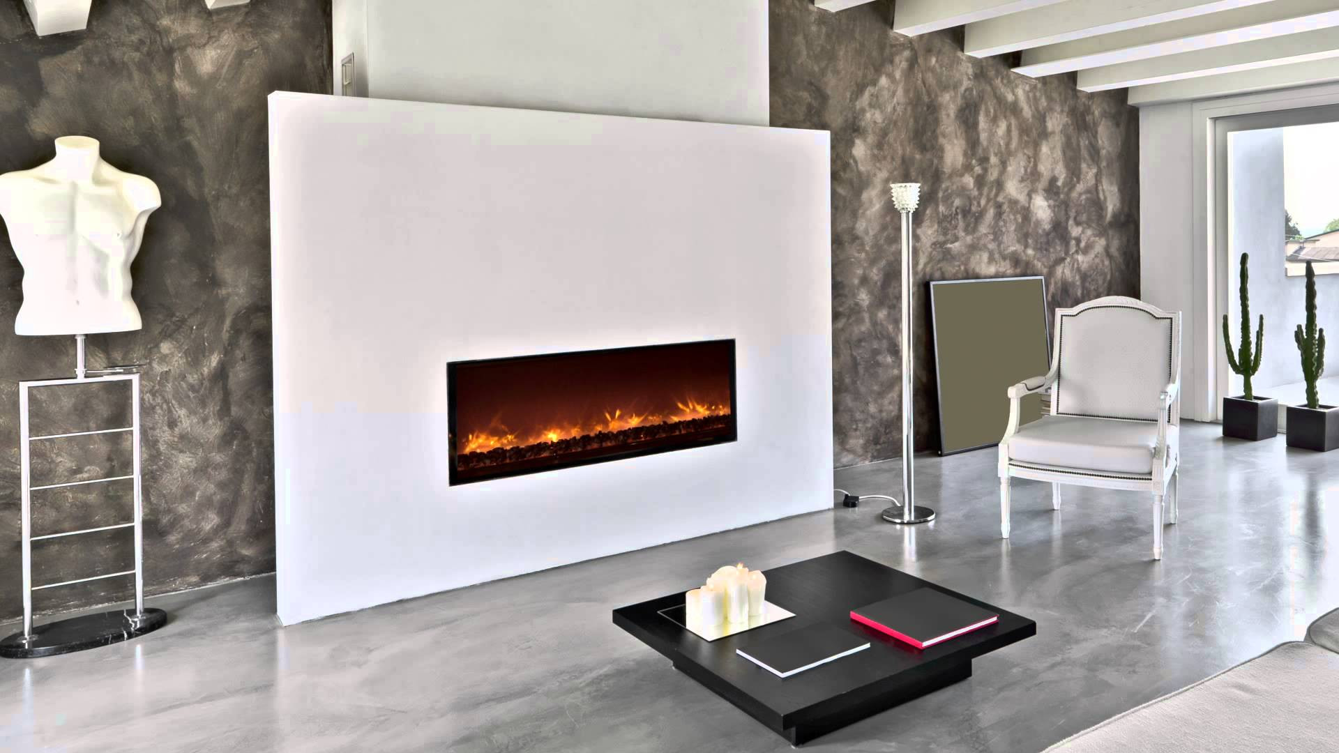 Electric Fireplace Modern
 Landscape Full View Friendly FiresFriendly Fires